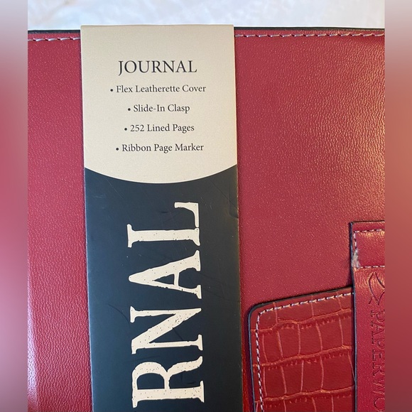 Journal Red Leatherette - Picture 4 of 5